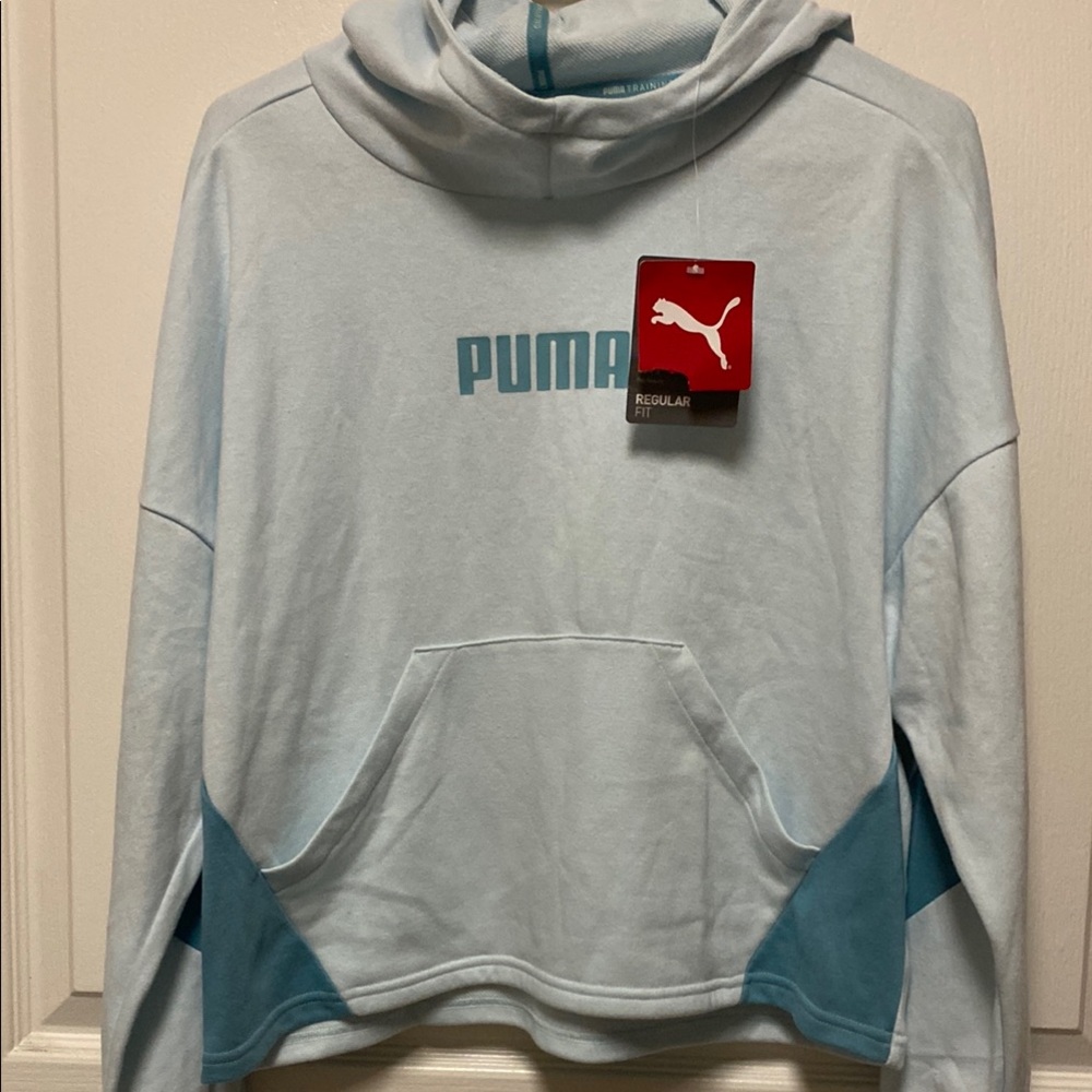 PUMA Light Blue Hoodie